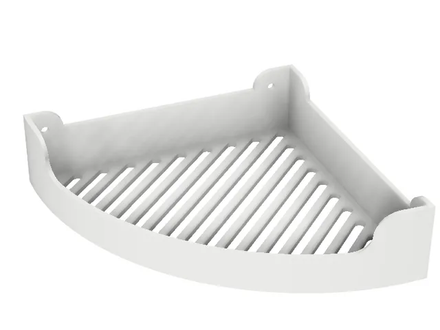 Bathroom shampoo corner holder