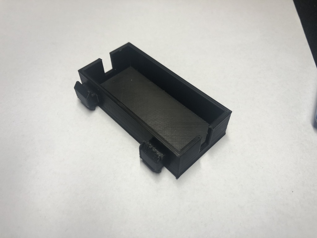 Led-switch support to rail