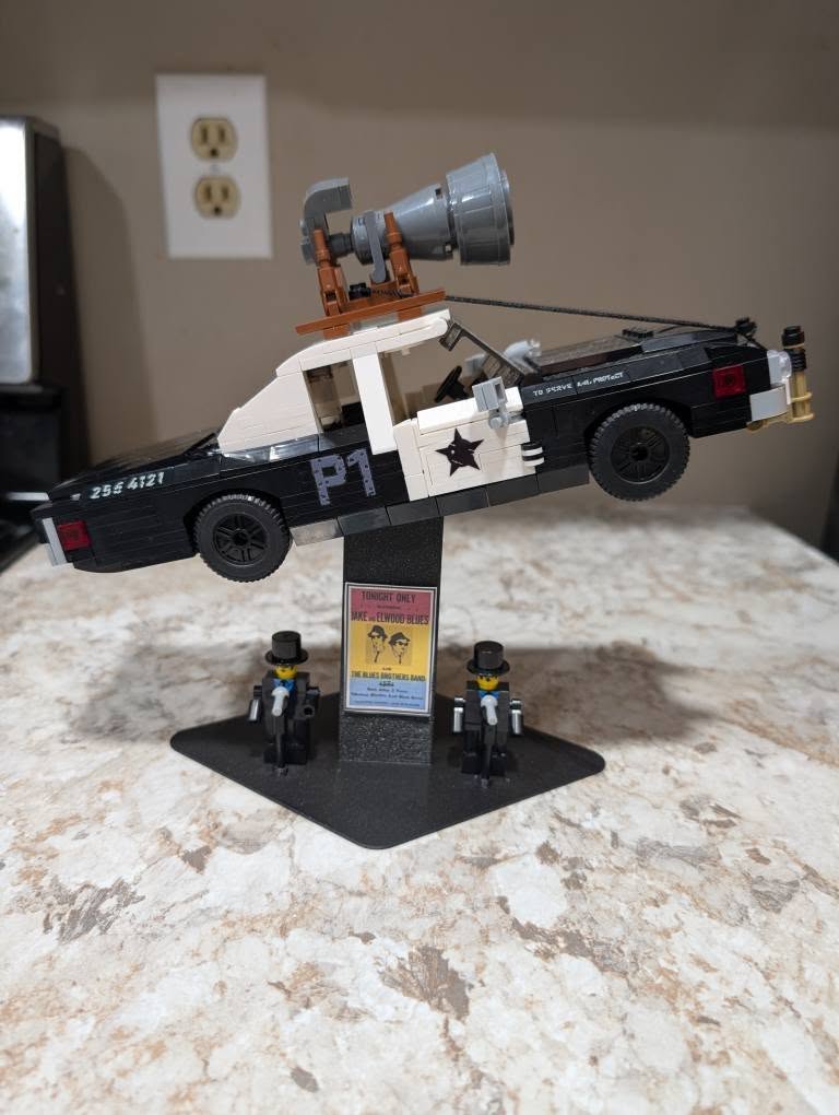 Blues Brothers set stand (Lego Compatible)