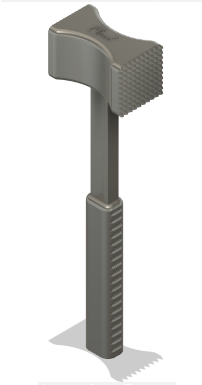 Miniatura 5 do modelo 3D meat tenderizer
