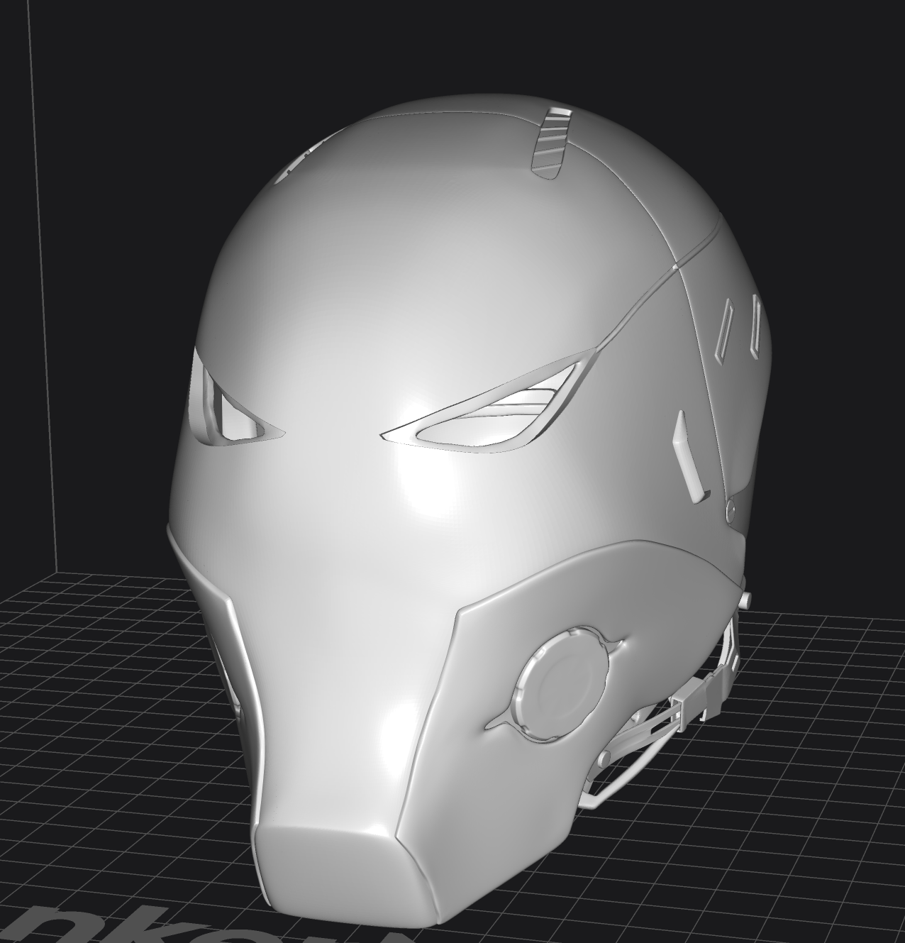 Red Hood Arkham Knight Helmet by Ejonen | Download free STL model ...