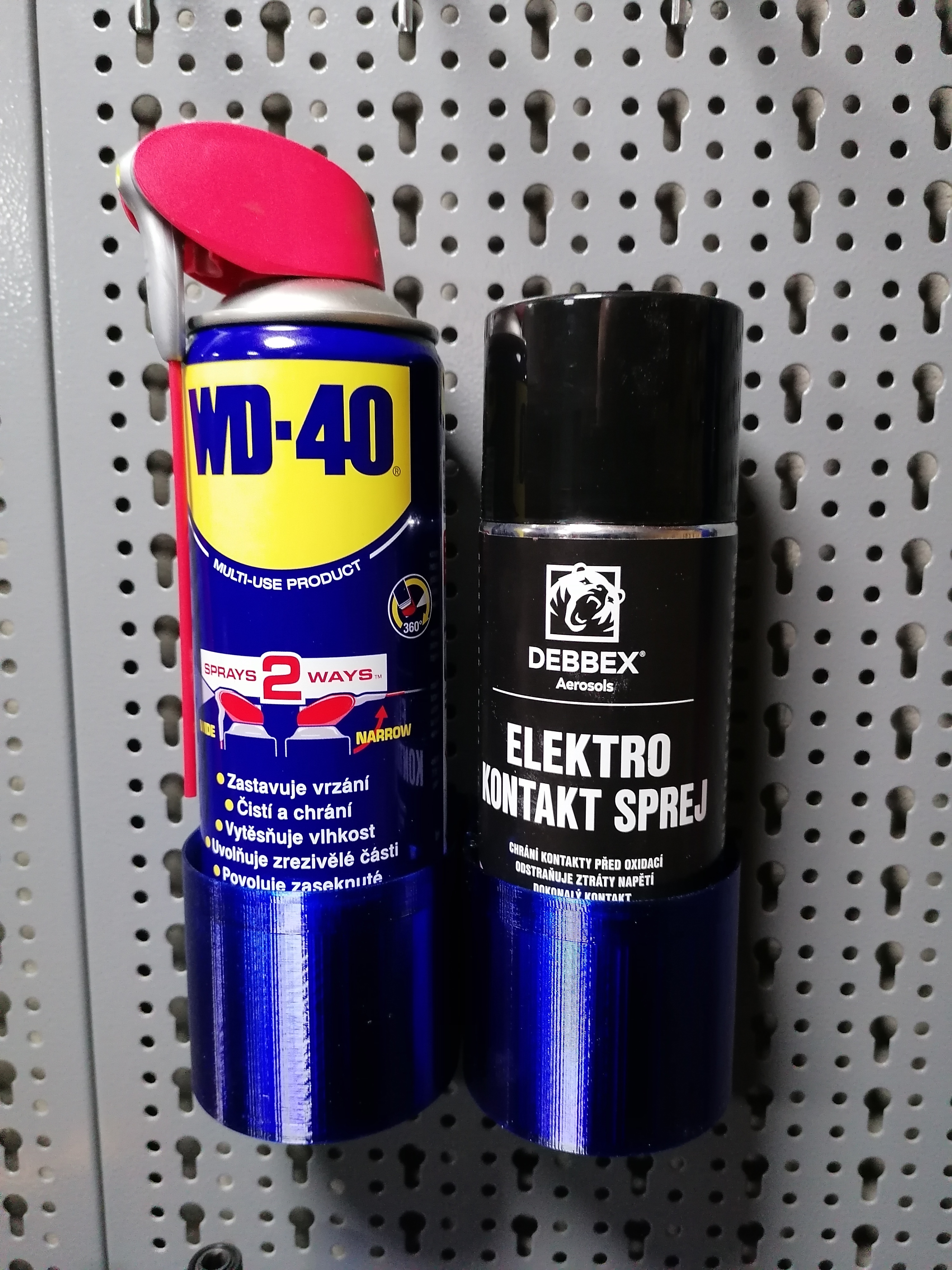 Držák pro WD40 pro děrovanou stěnu Mars Svratka - pegboard