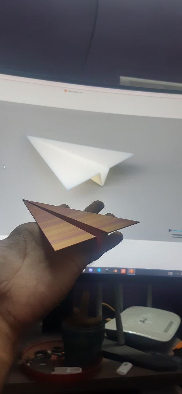Miniatura 5 do modelo 3D Paper plane