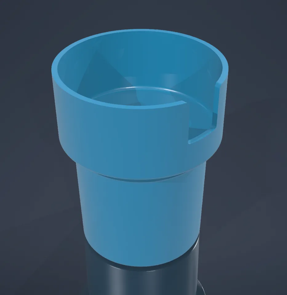 Coffee Mug Adapter for Car Cup Holder by Bert, Download free STL model