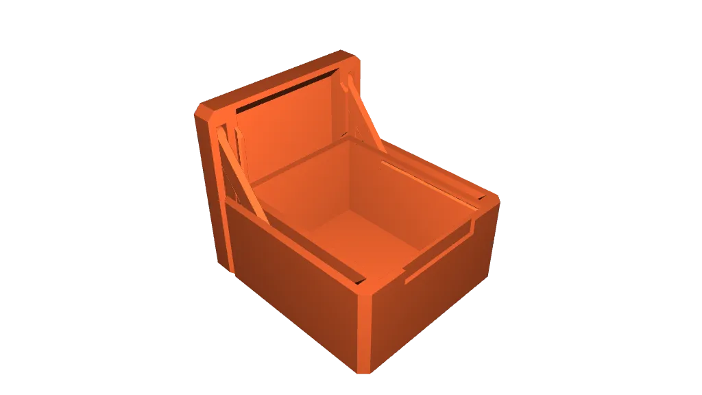 Parametric Linkage Lid Box (Print in Place) by povsky, Download free STL  model