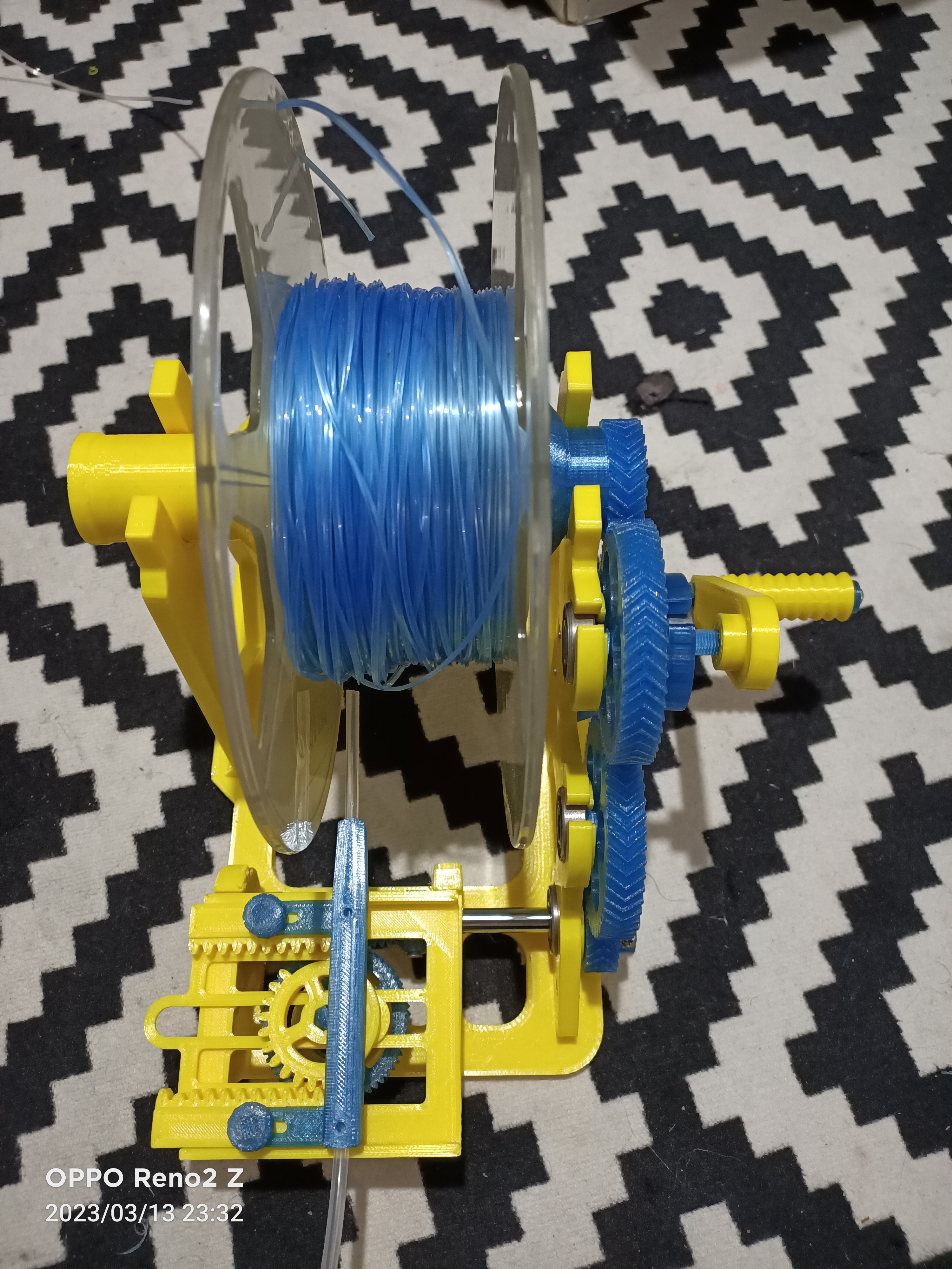 Filament Spool Switcher & Winder Modular (Horizontally printed)