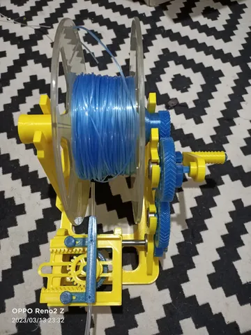 Filament Spool Switcher & Winder Modular (Horizontally printed)