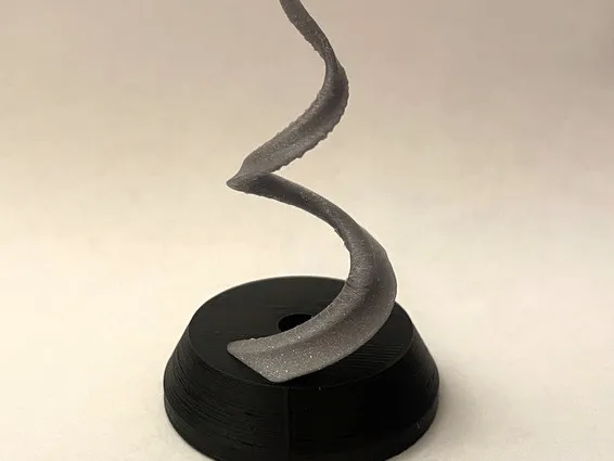 Spiral illusion 45 record adapter