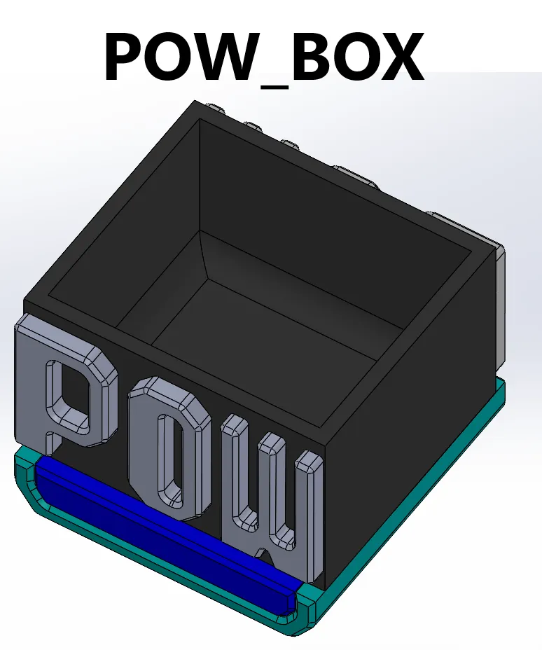 Block POW Nintendo Switch game cartridge holder by Xilow | Download ...