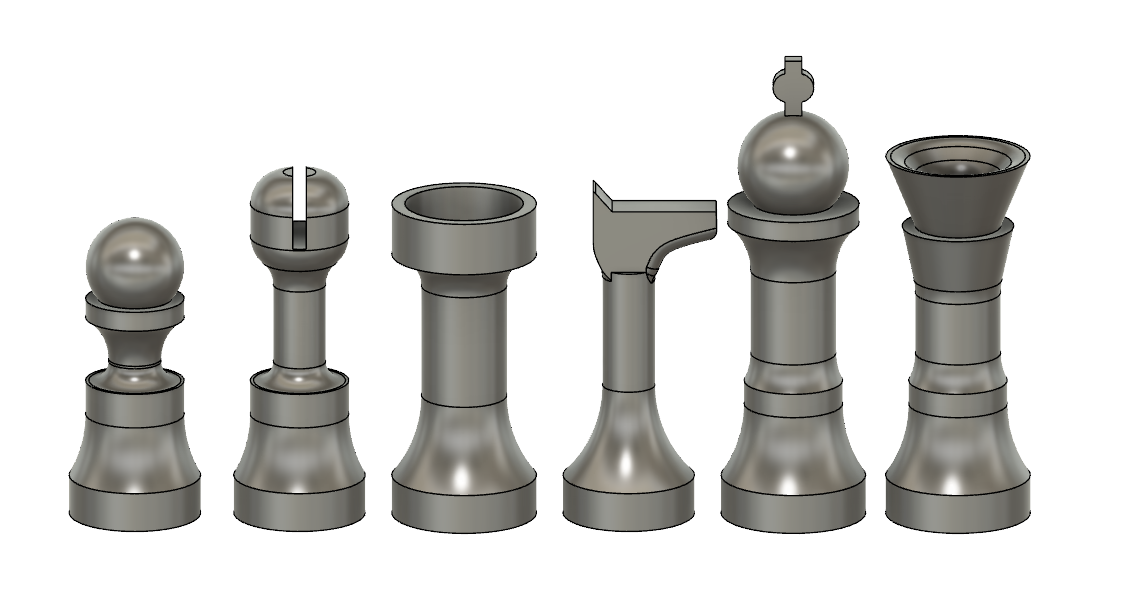 Very Simple Chess Set - No support by Soolaal | Download free STL model ...