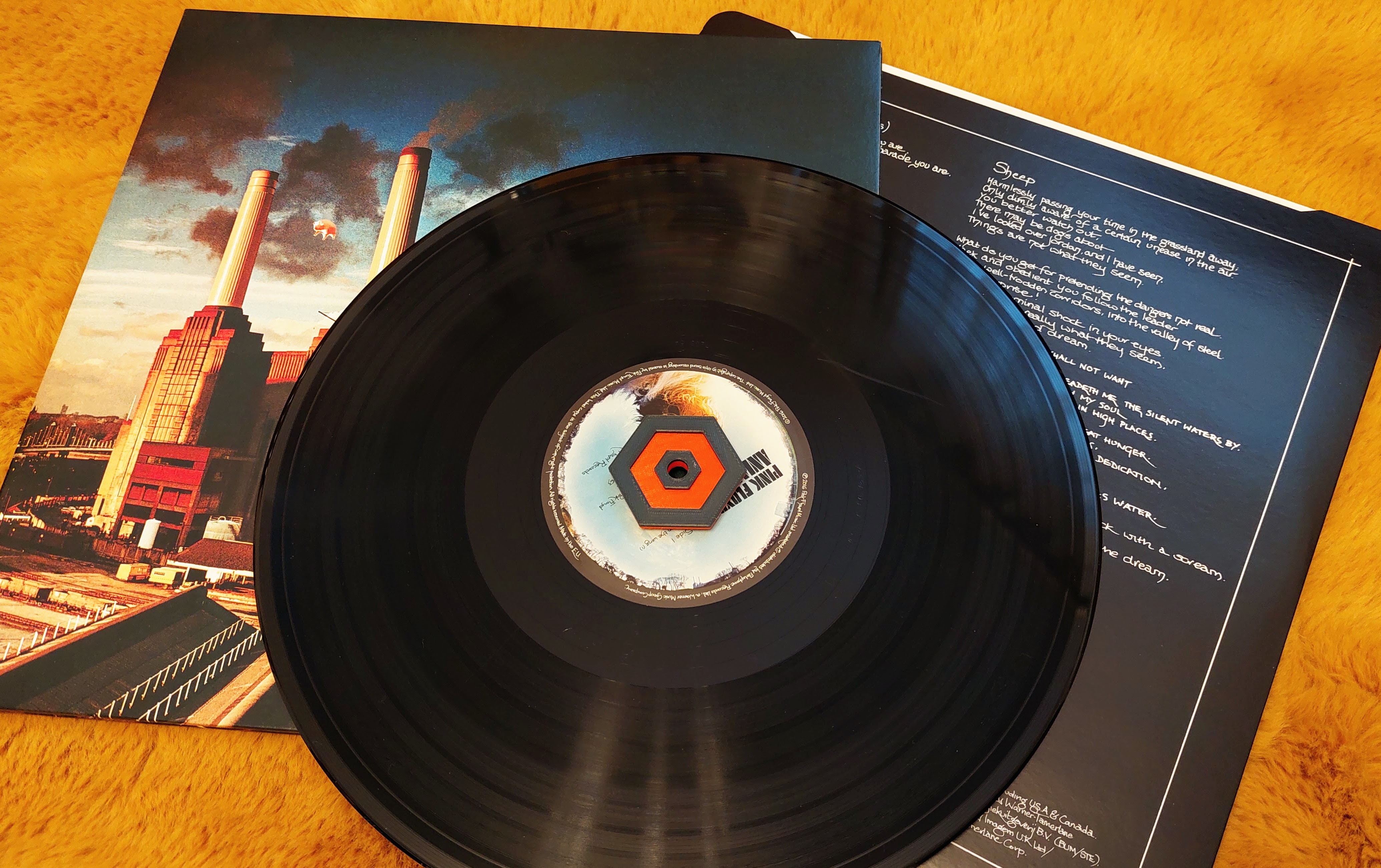 Gramofonový adaptér na 45 ot/min / Vinyl adapter 45 rpm HEX by Kubotaj ...