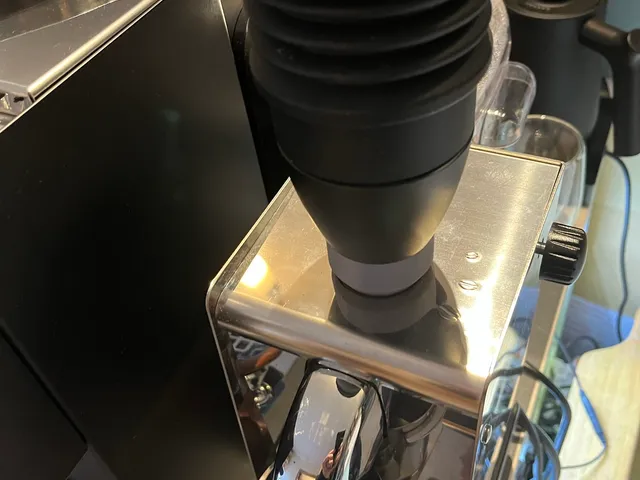 Ascasa i-Steel i-1 adapter to Eureka Single Dose Hopper