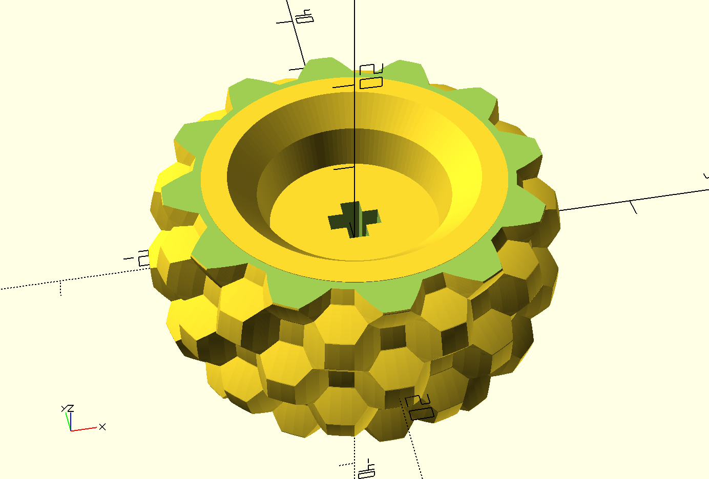 Truncated Octahedron Truck Wheel