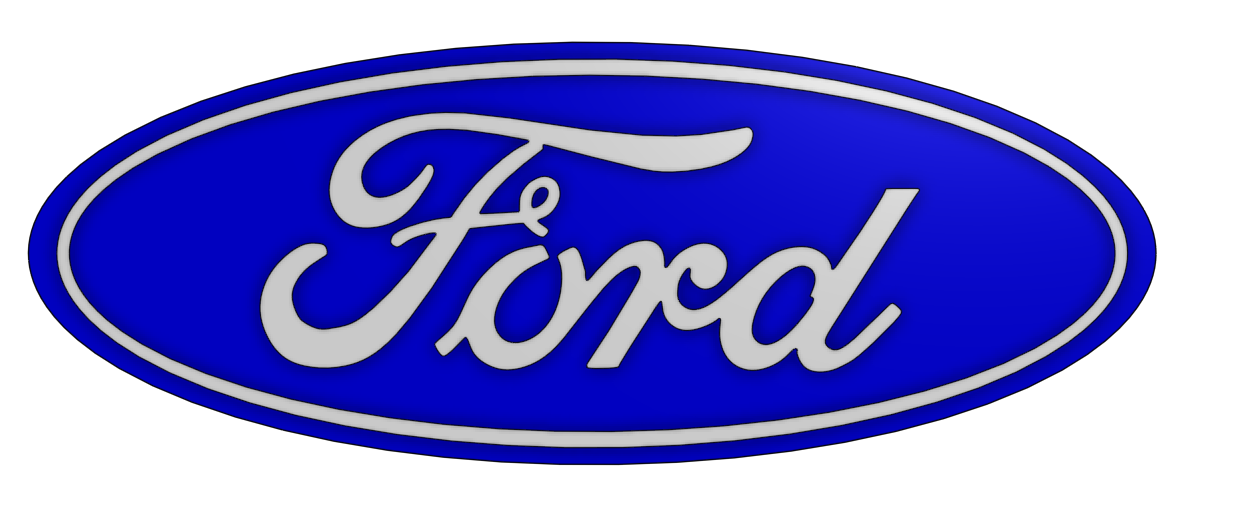 Free STL file Ford Logo Bookmark 🚙・3D print design to download・Cults