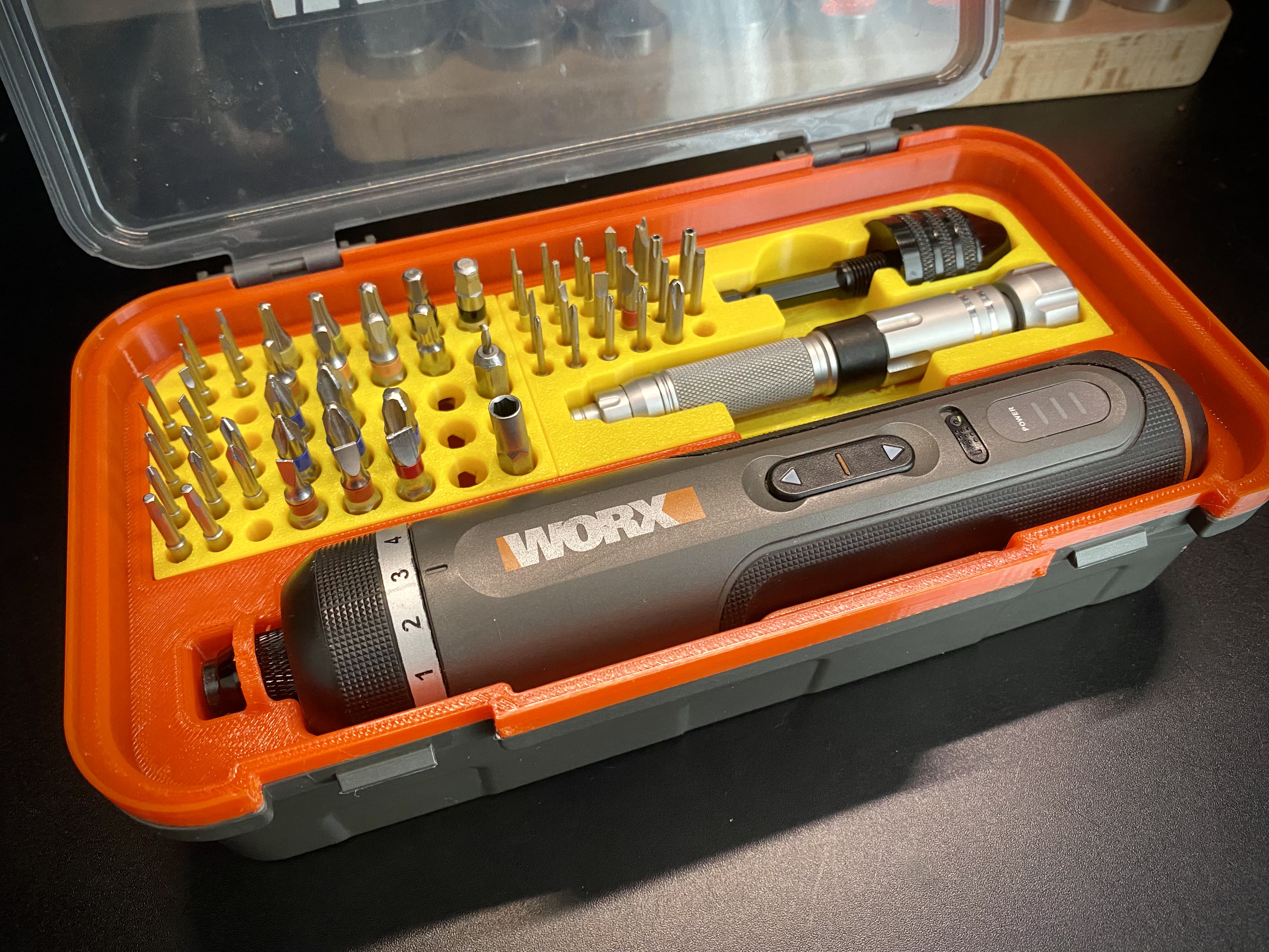 Toolbox middle plate for WORX WX240 electronic screwdriver and Nanch screwdriver