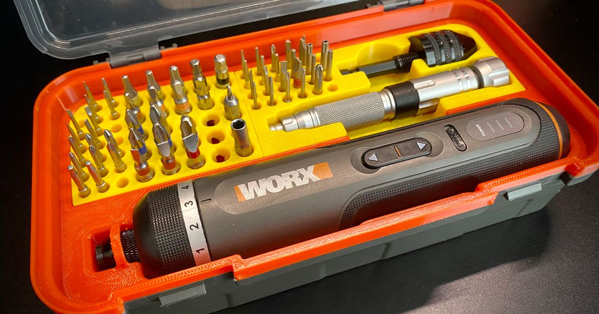 Toolbox middle plate for WORX WX240 electronic screwdriver and