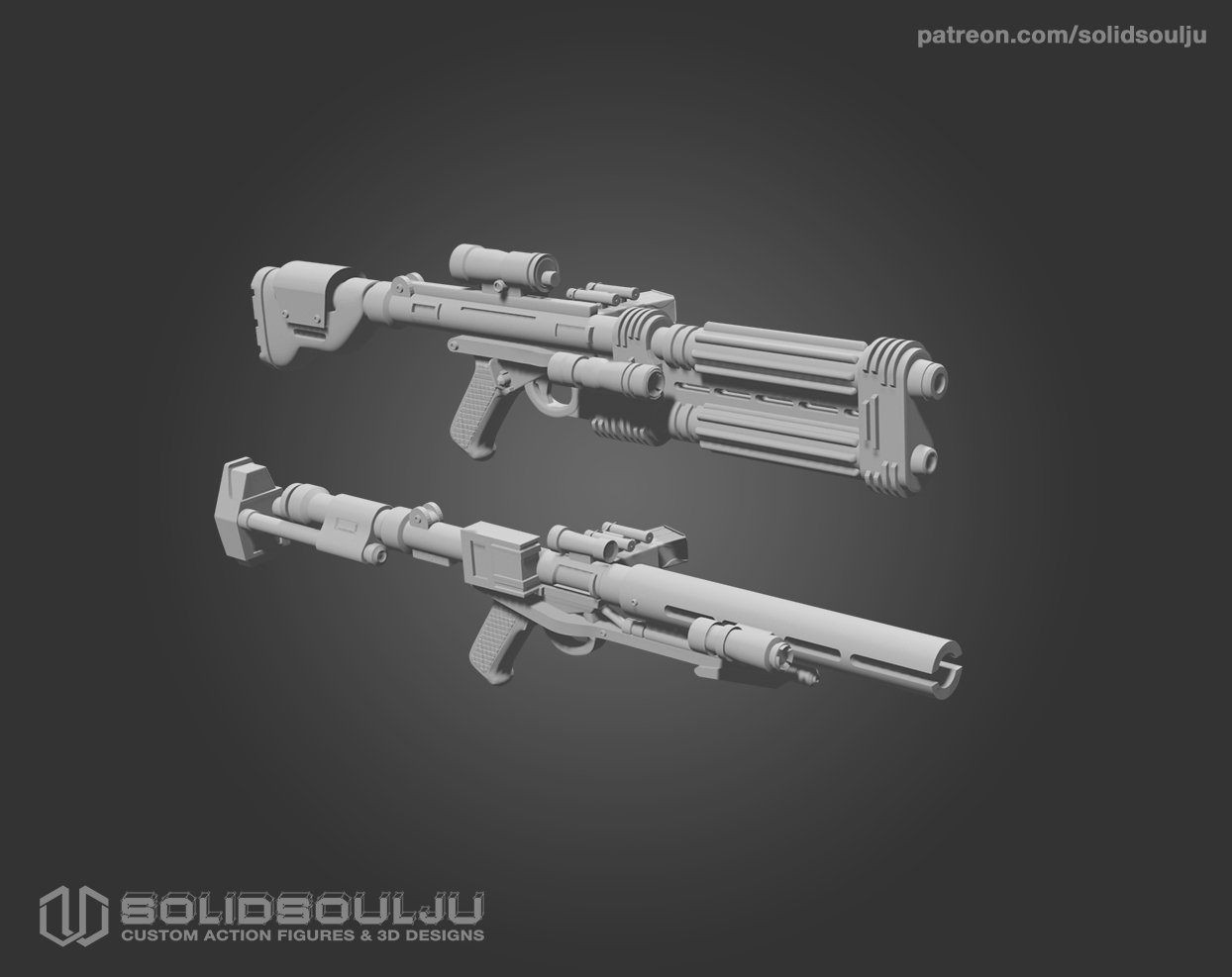 E 11D E 22 Blasters For 3 75 And 6 Inch Figures By Solidsoulju E 11D E 22 Blasters For 3 75 And 6 Inch Figures By Solidsoulju