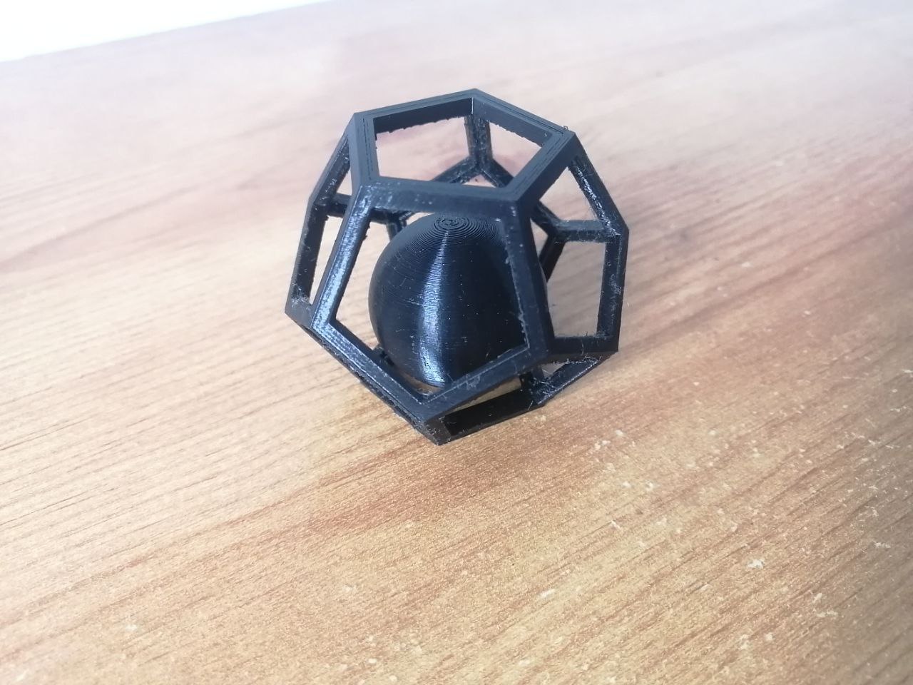 Sphere in Dodecahedron desktop toy