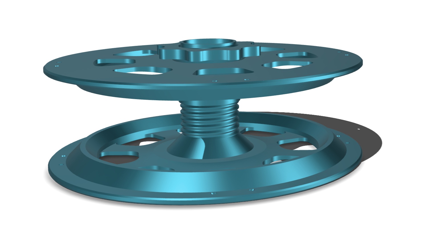 250g Spool Adapter for Bambu Lab AMS by RC3D, Download free STL model
