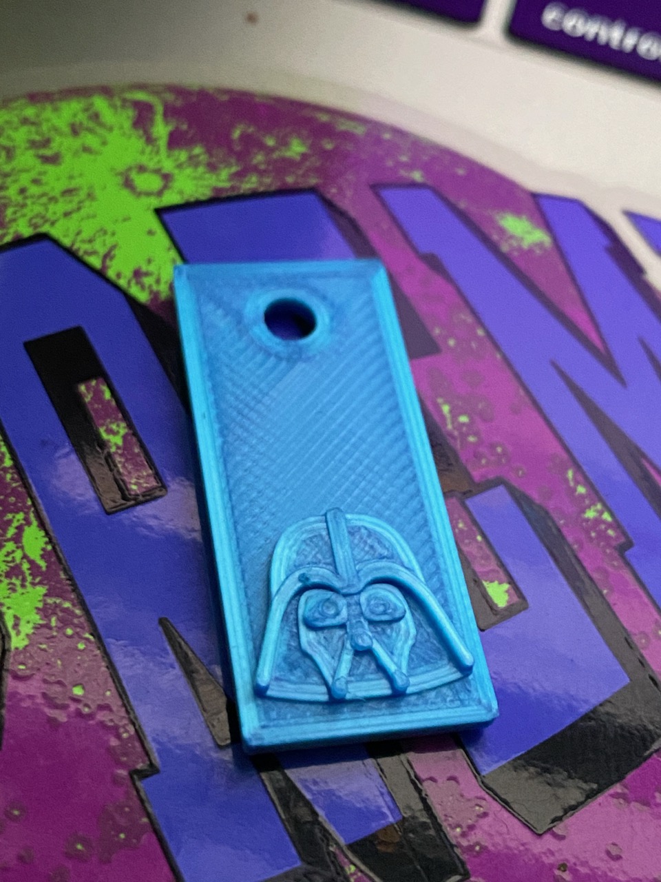 Miniatura 3 do modelo 3D Darth Vader Keychain