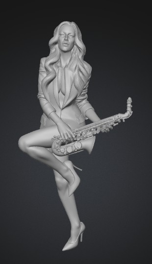 Sax in White