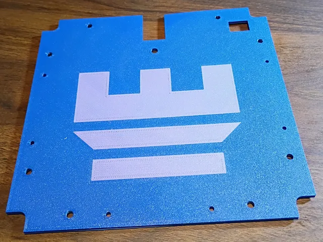 Flat Multi-color Bed Plate for Rook MK1.1, Minimal color changes/waste