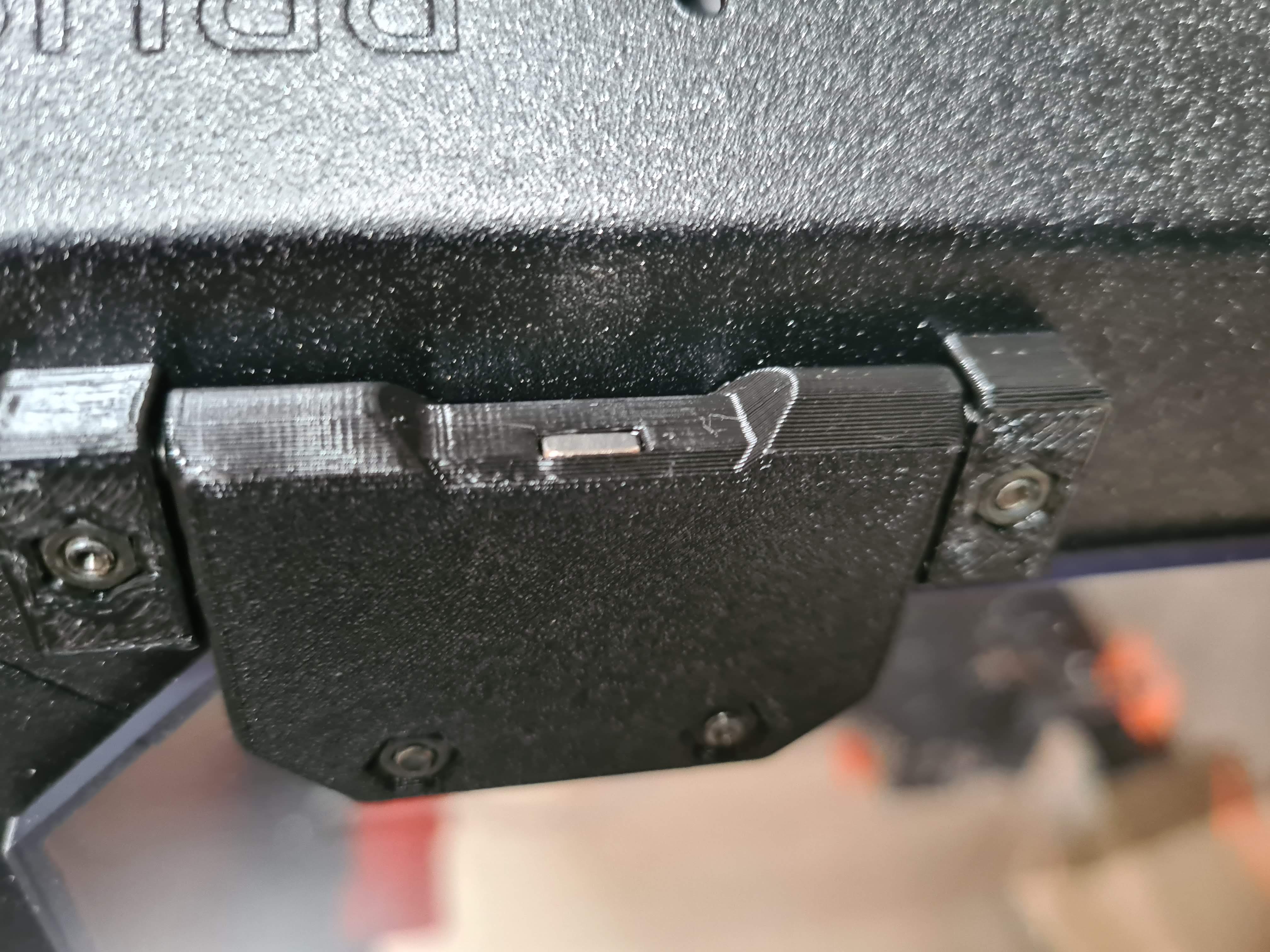 Prusa Enclosure "Stay-Open" Hinge (no hexagons)