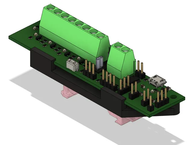 Klipper Expander DIN rail adapter