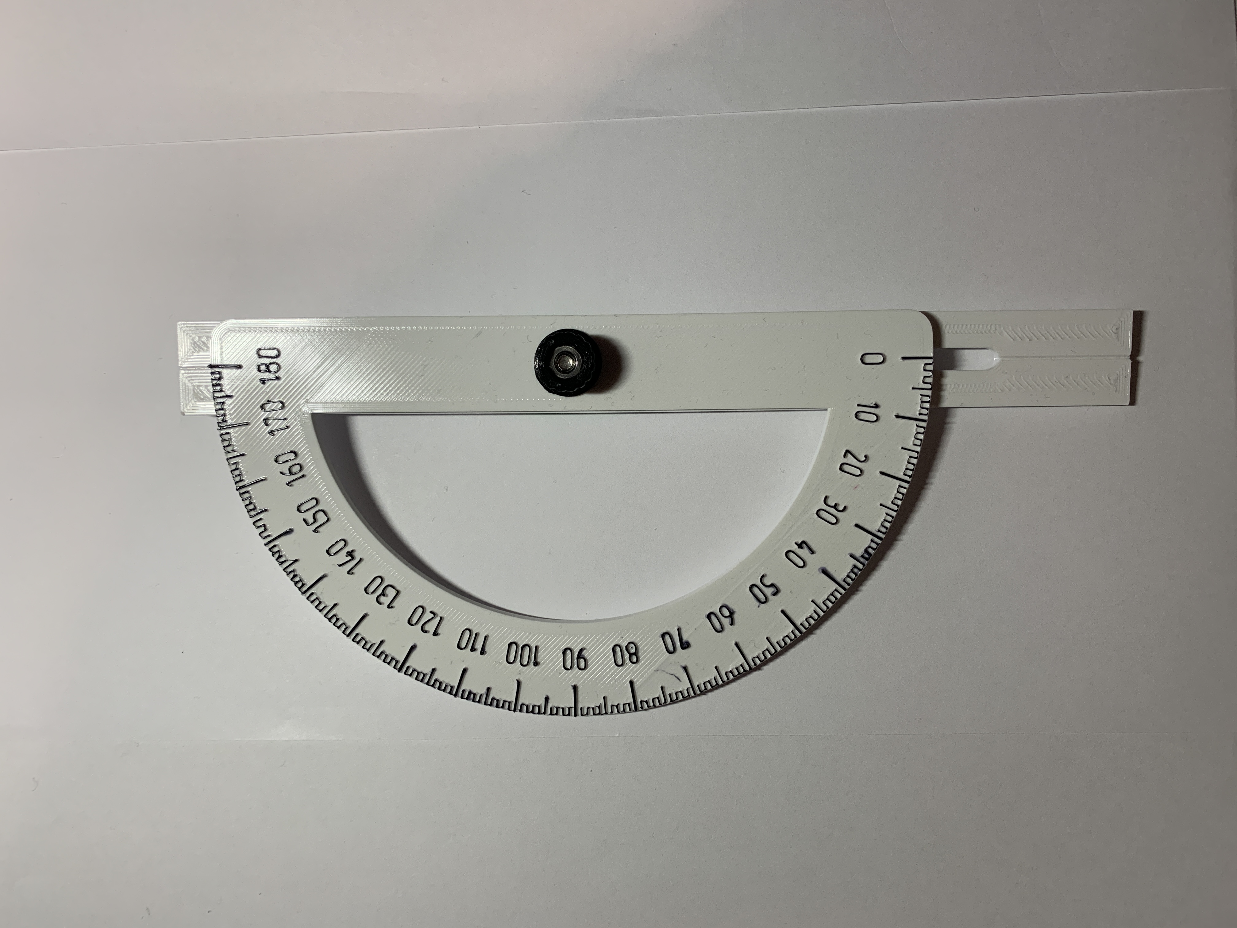 Miniatura 3 do modelo 3D Simple Protractor - Winkelmesser