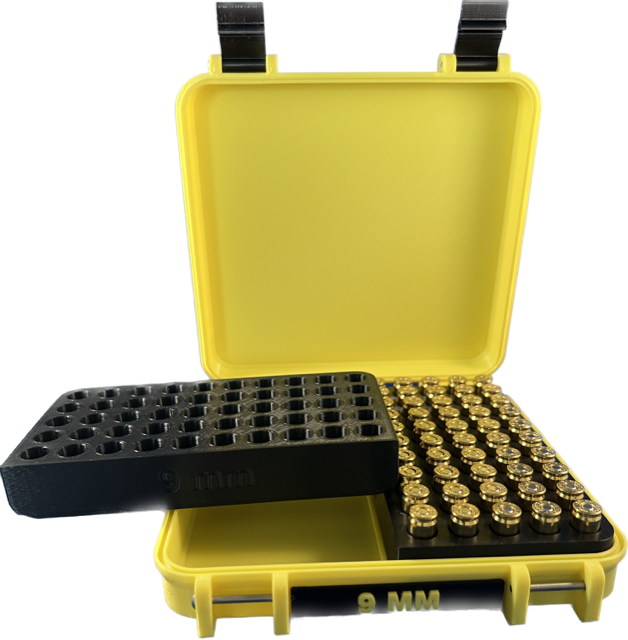 STL file Ammo box for 9mm with trays 📦・Model to download and 3D print・Cults