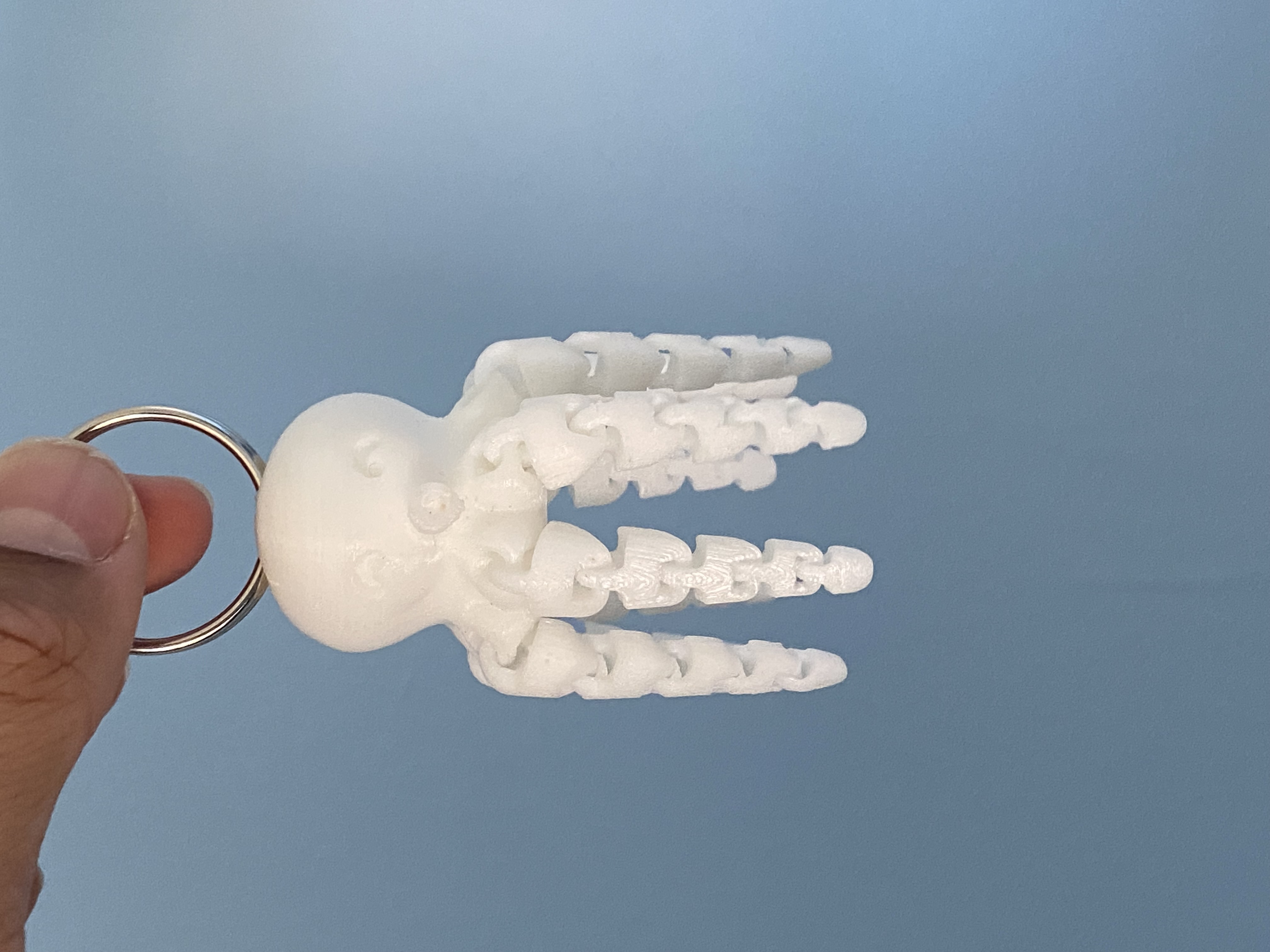 Flexi octopus with keyring loop