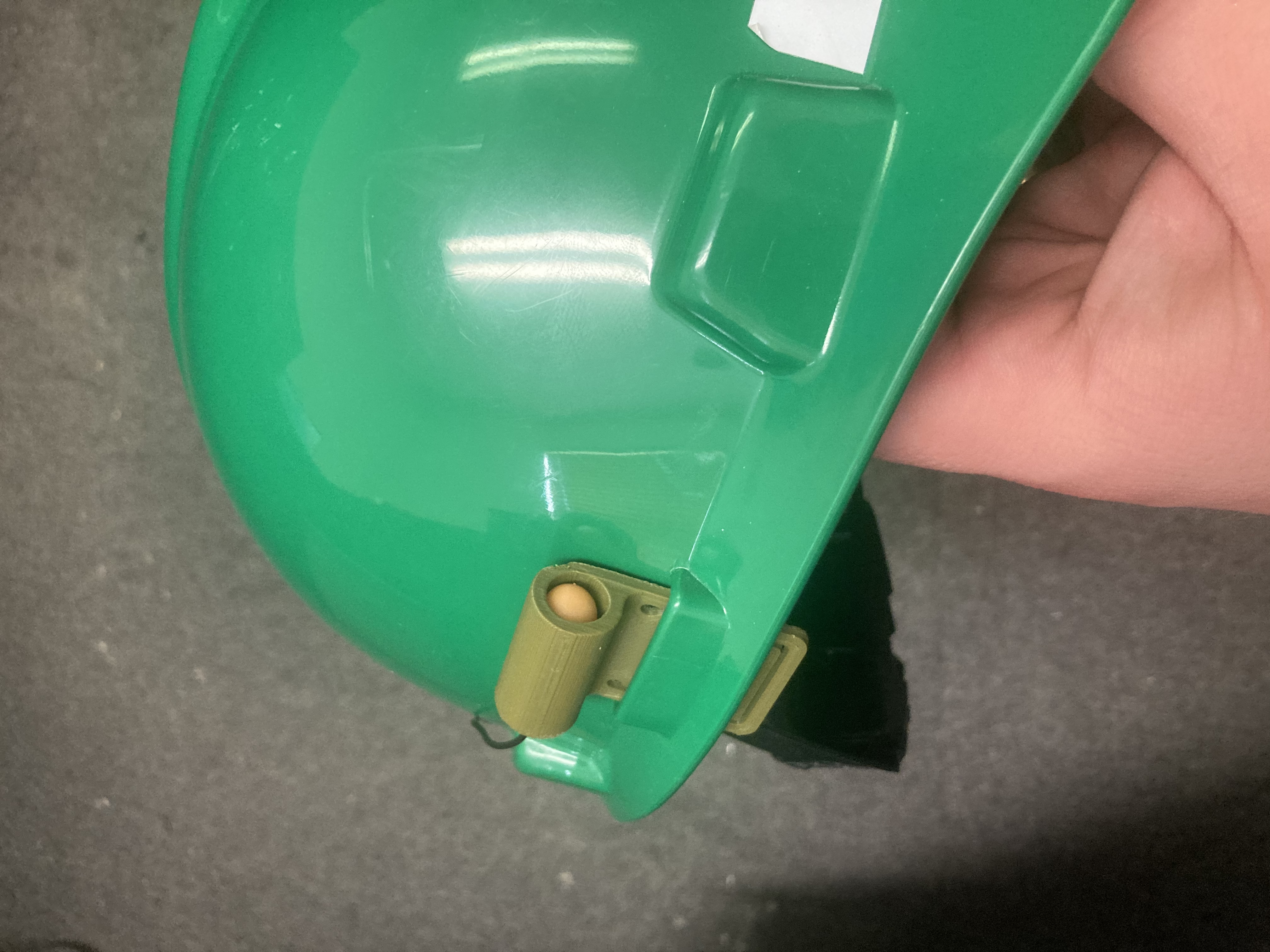 Ear Plug Storage for Hard Hats