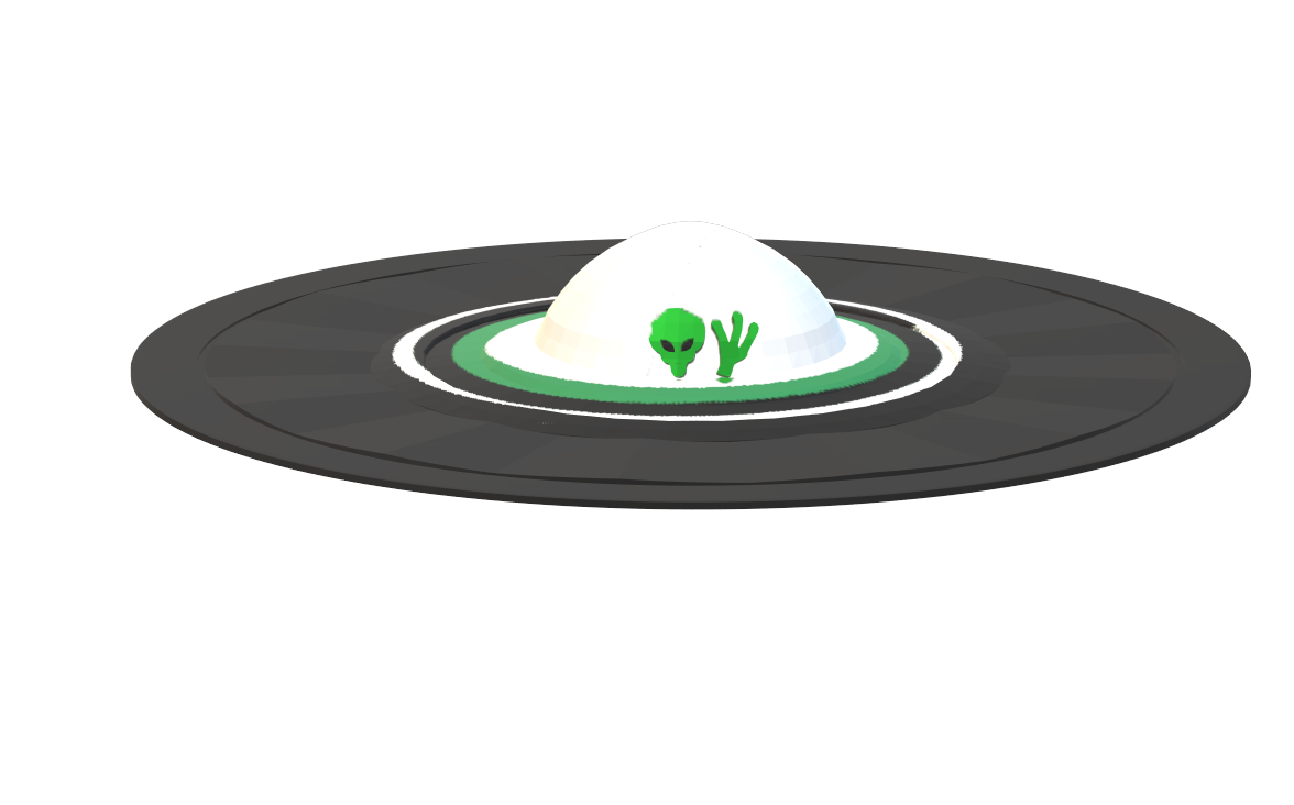 UFO Flying disc saucer