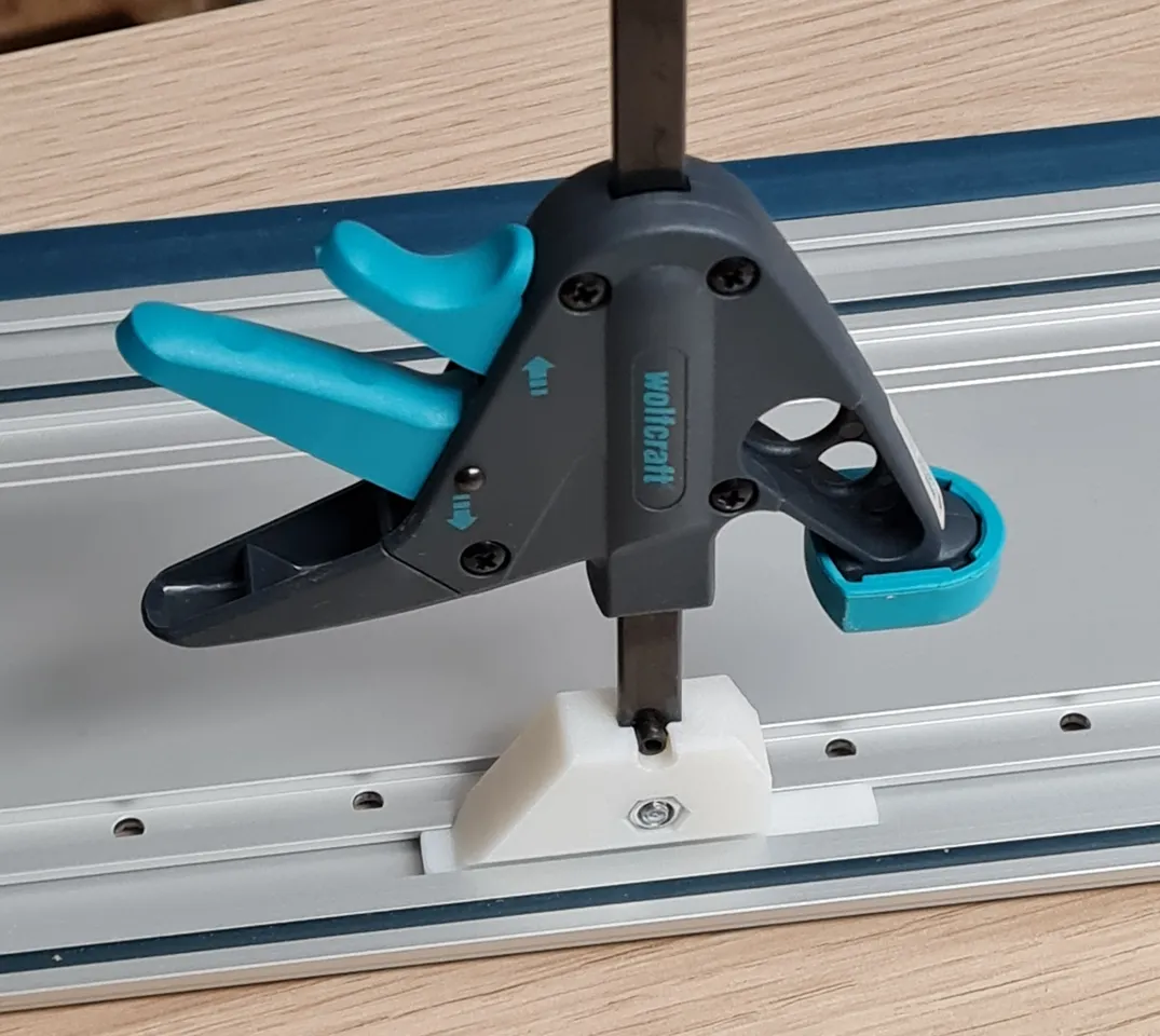 Bosch FSN / Mafell rail guide adapter for Wolfcraft mini clamp von
