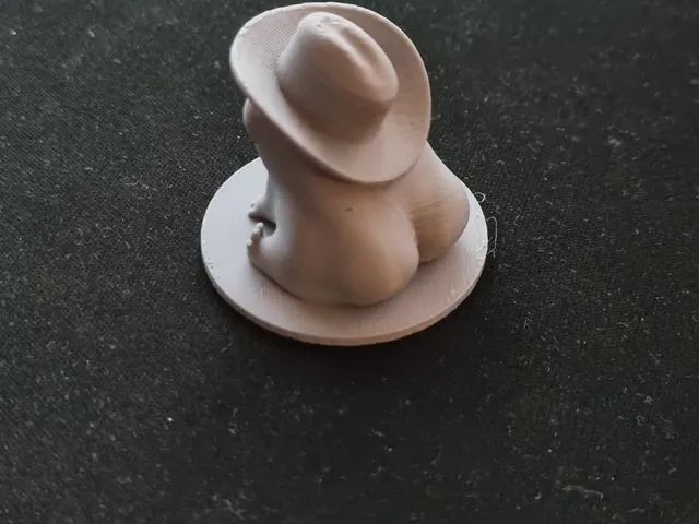 Fred the Frog but he's also a Thicc Cowboy (with baseplate)
