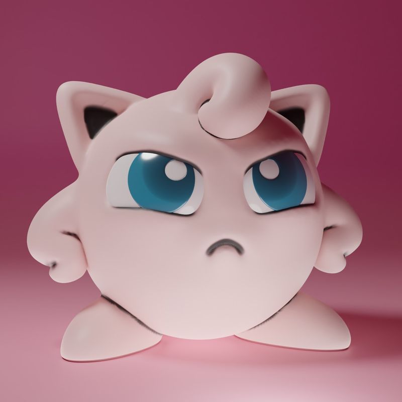 Angry Jigglypuff by JuusozArt | Download free STL model