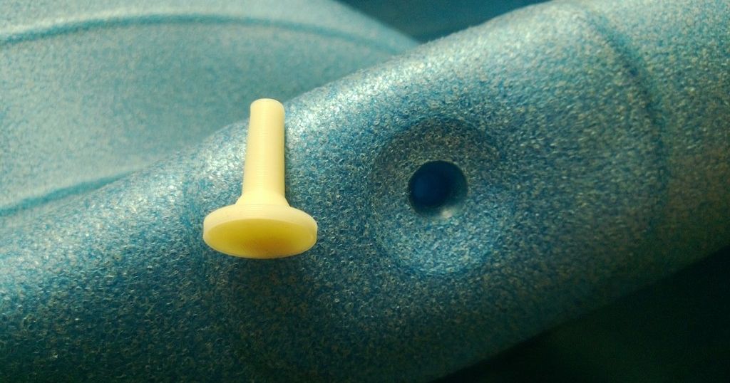 Yoga Ball replacement air plug by LeeroyLee Download free STL model