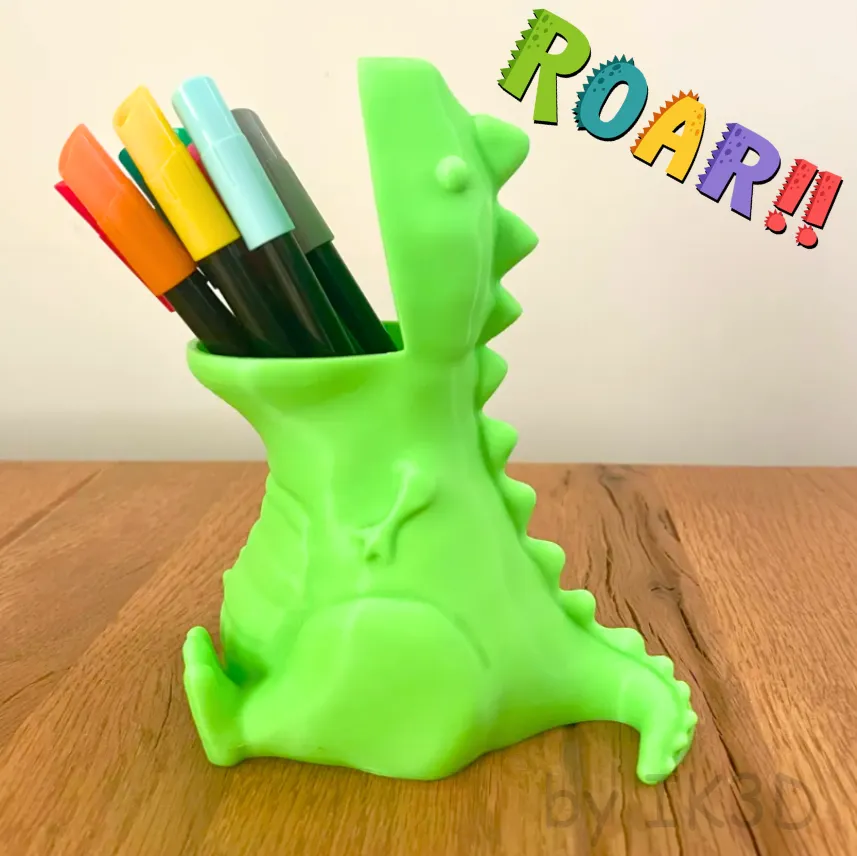 Dino Phone Holder 3D model 3D printable