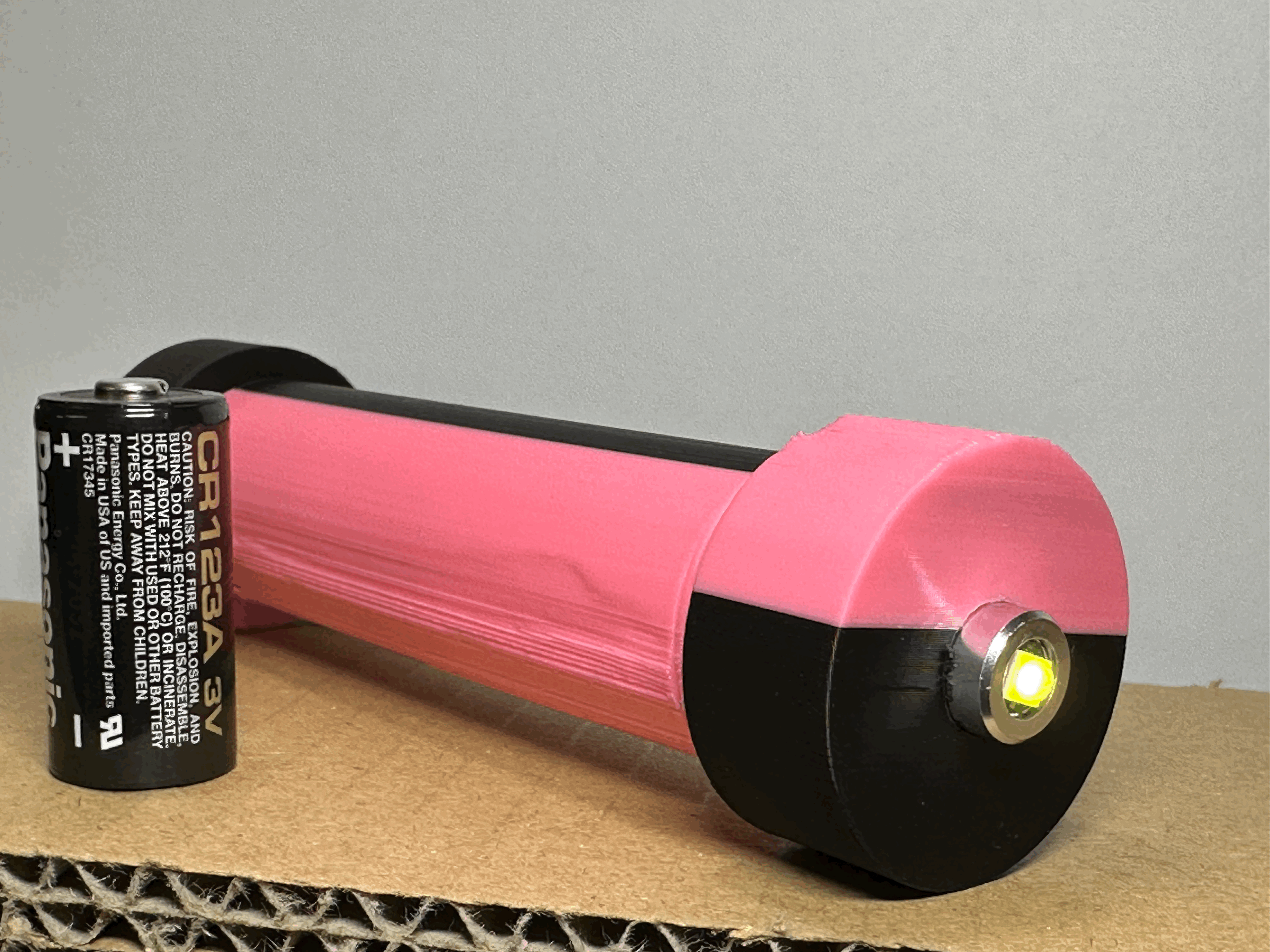Flashlight with Conductive Filament - Limited Success - Learning Experience