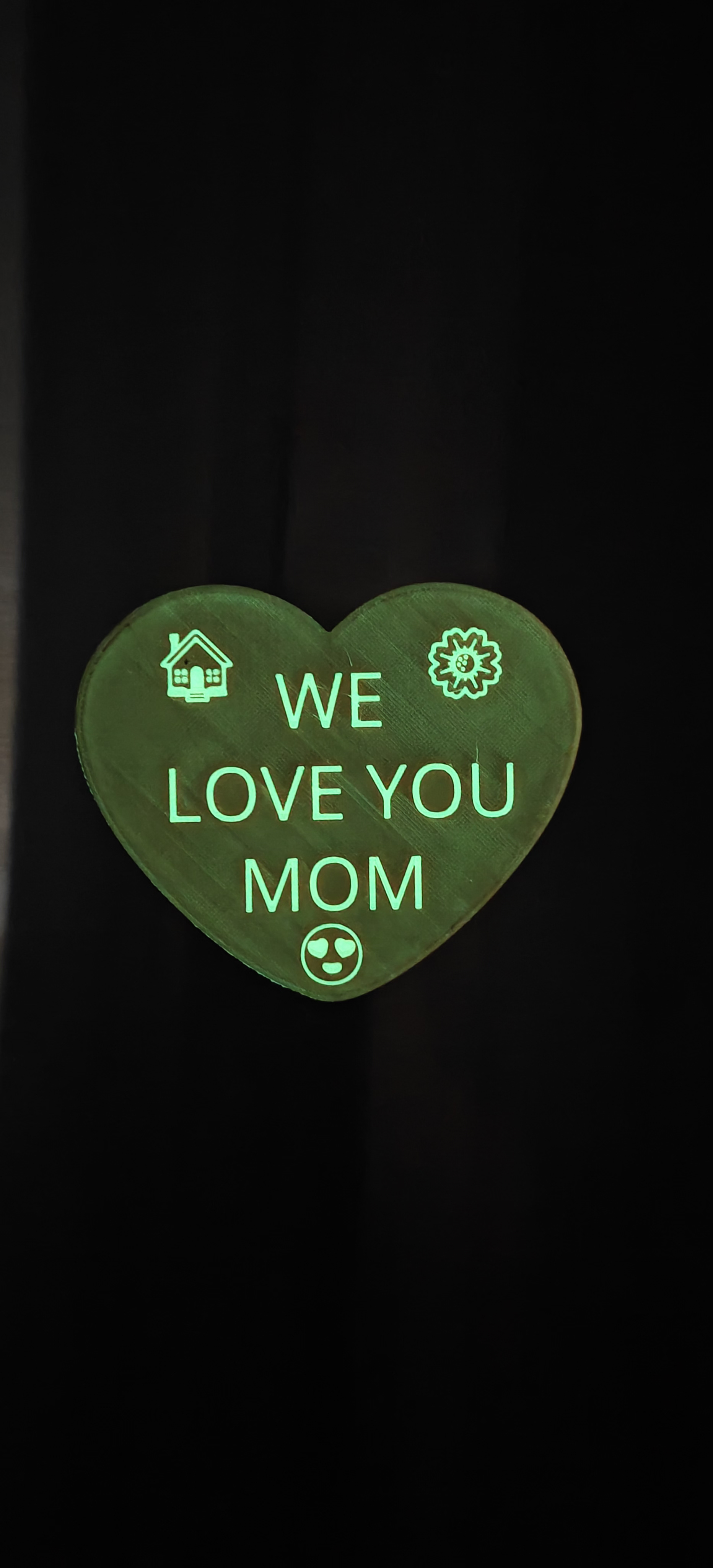 Mother’s Day Glow-in-the-Dark Heart Magnet