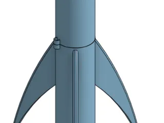 Mini Model Rocket by Benjamin Weaver | Download free STL model ...