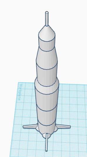 Launchable Saturn V Rocket Model