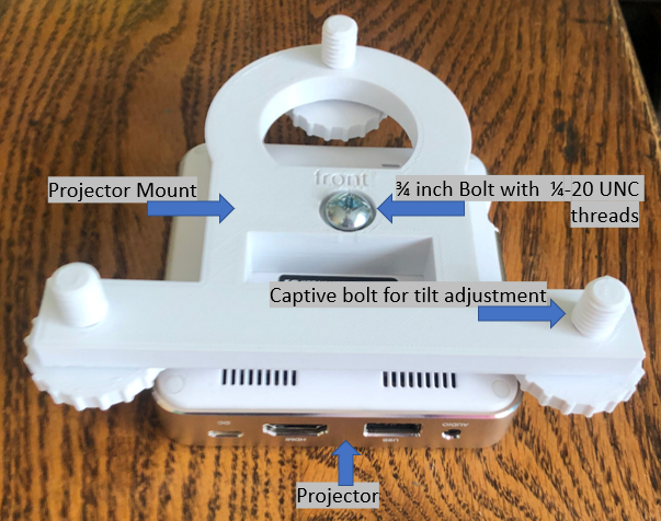 Kodak Luma 75 projector mount