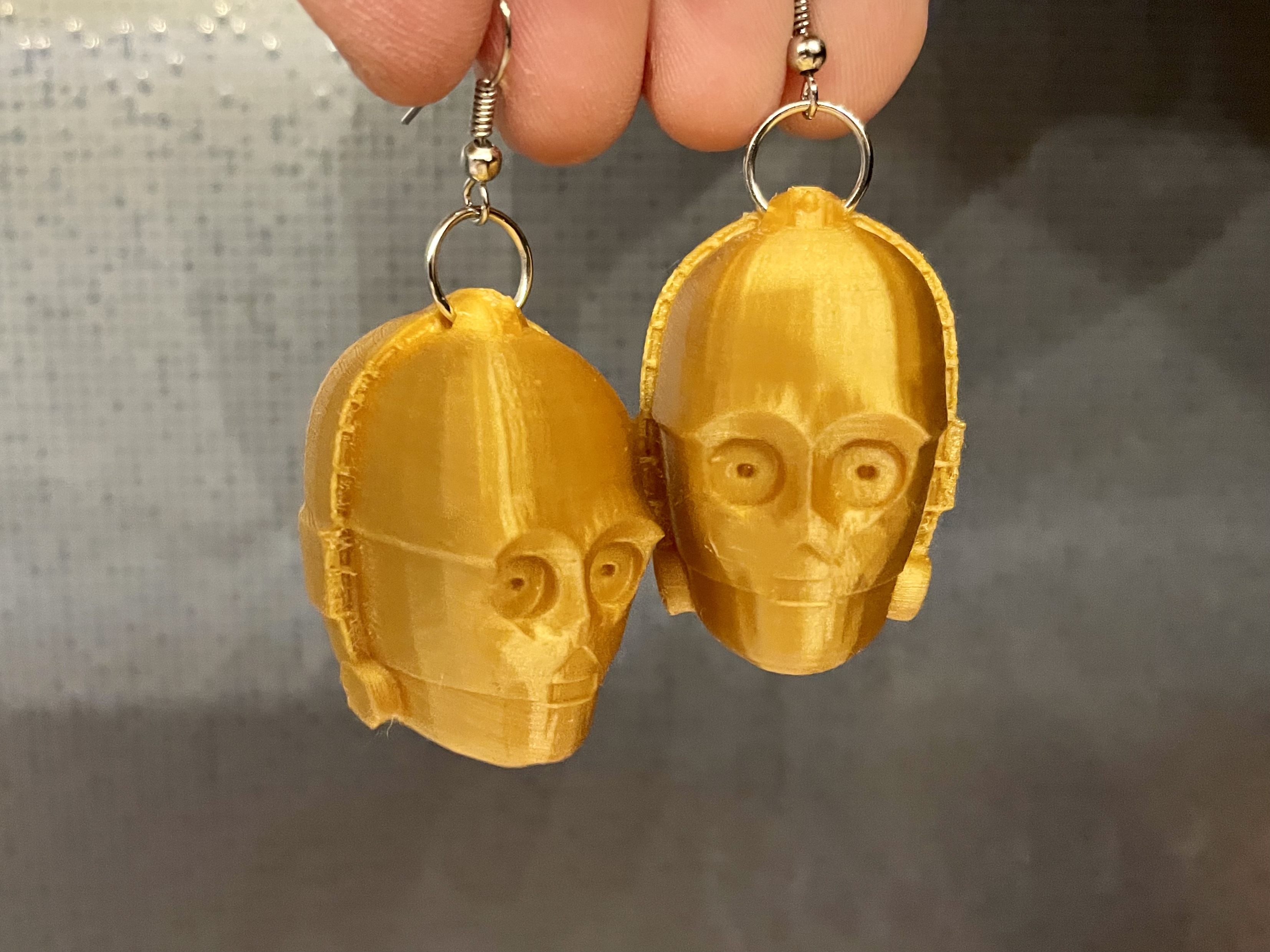 C3PO earrings remix / C3PO nausnice - remix
