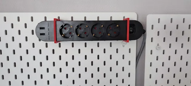 PowerStrip Holder IKEA KOPPLA for SKADIS