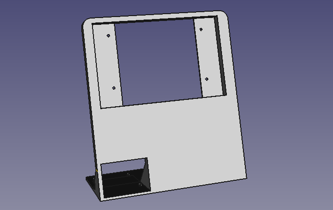 Simple Raspberry Pi Touchscreen Case