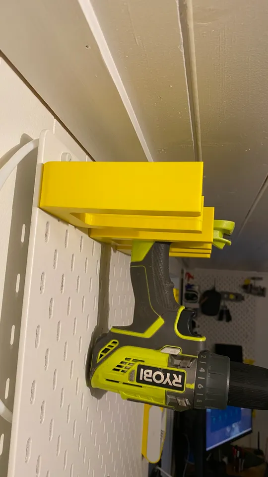 Lengthened Ryobi x Skadis - Power Tool Holder by JayKeyStk