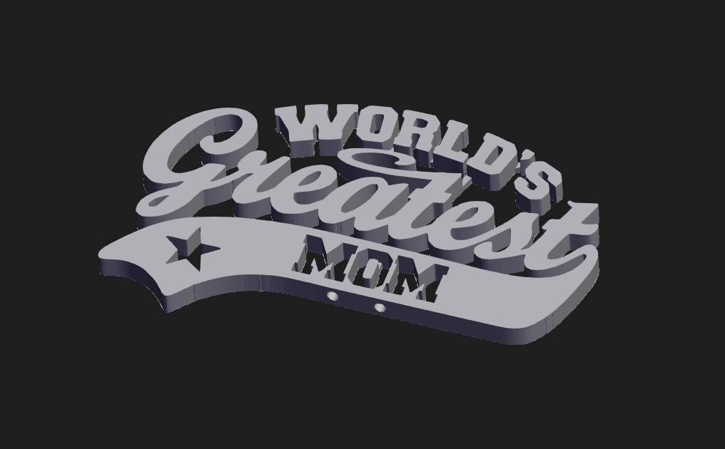 World’s Greatest Mom Trophy by DavidDavidson | Download free STL model