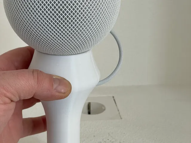 Apple HomePod Mini Halterung mit Kabelfach / Apple HomePod Mini mount with cable compartment