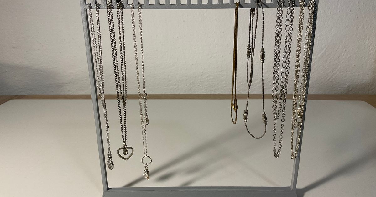 Jewelry Stand for Necklaces by annki | Download free STL model ...